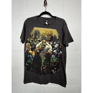 Rare Vtg Marvel Poker Table Graphic Tee Mad Engine Comic Villains Heroes Men's M